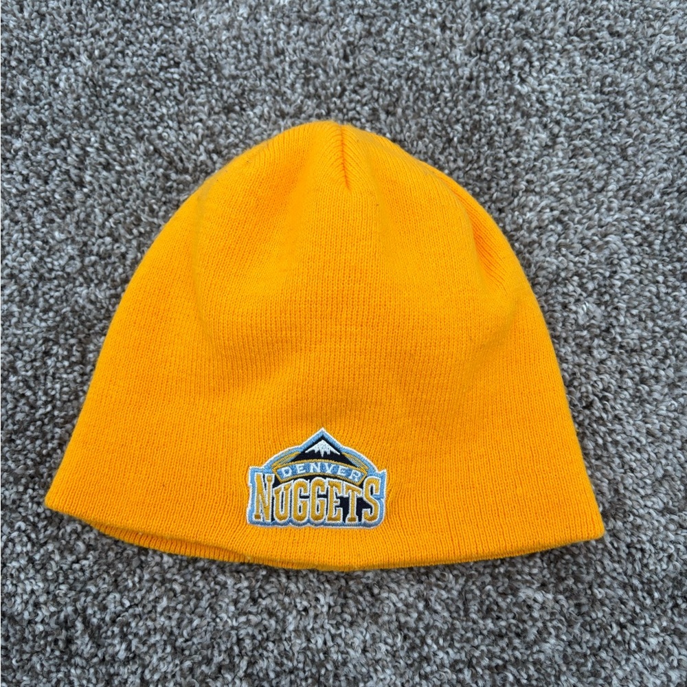 Official Men’s Denver Nuggets Adidas yellow beanie